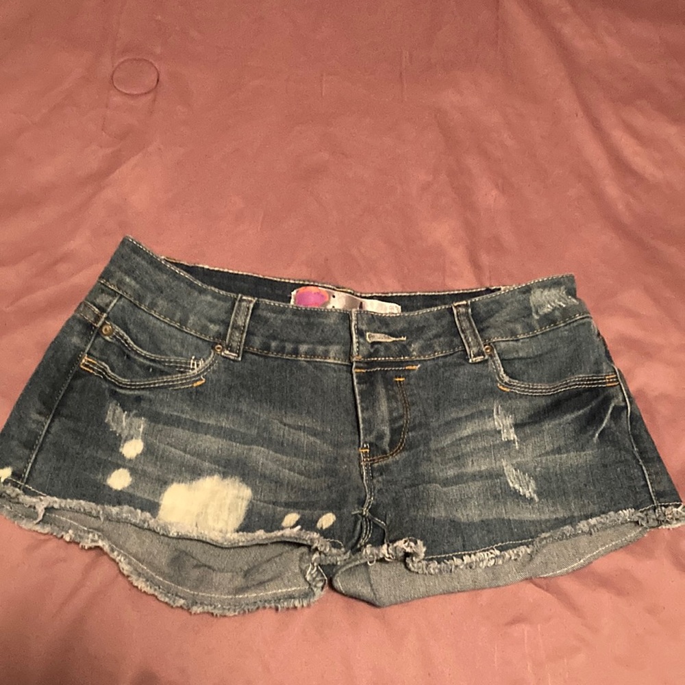 Dark Wash Denim Shorts